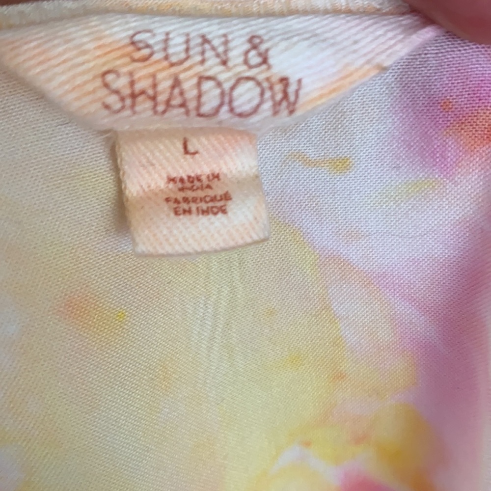Custom tie dyed sleeveless top Size L - Picture 5 of 6